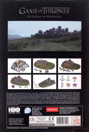 Game of Throne: Winterfell 430 el. (Gra o Tron) [PUZZLE]