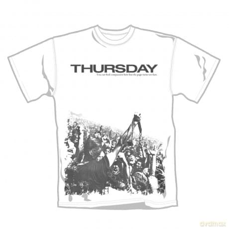Thursday: Crowd, White (L) [T-SHIRT]