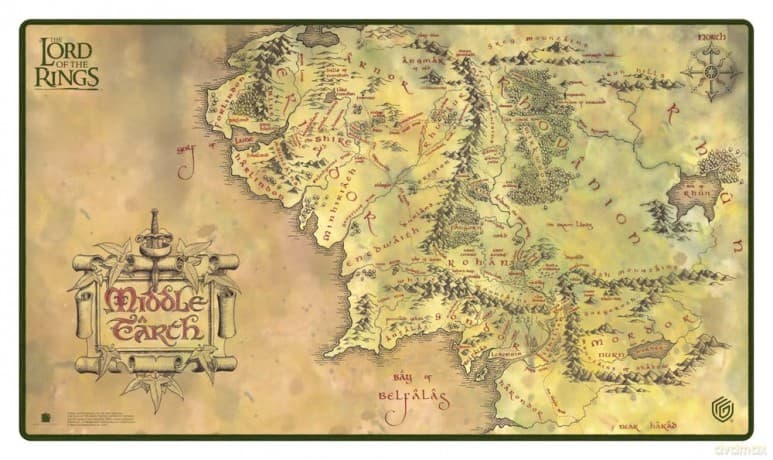 Ultimate Guard Play-Mat The Lord of the Rings˘ "Places of Middle-earth"